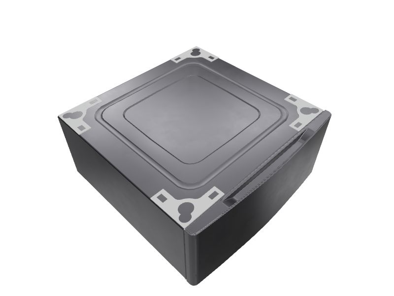 LG 13.6in x 29in Universal Laundry Pedestal (Graphite Steel) with