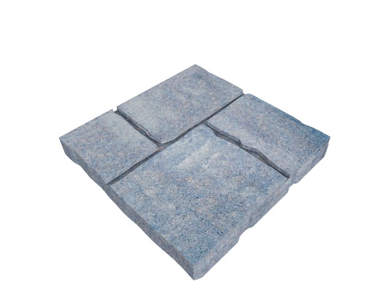 16in L x 16in W x 2in H Square Allegheny Concrete Patio Stone in the
