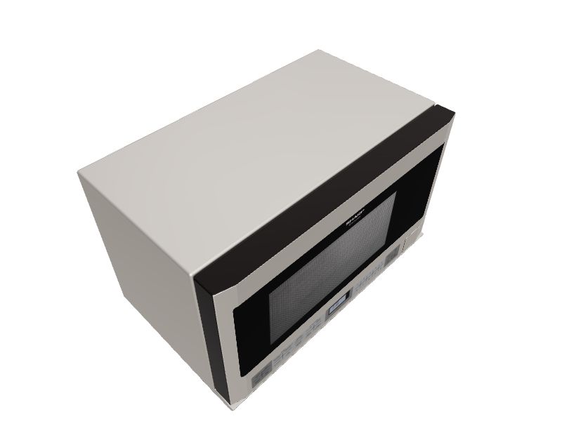 Sharp Sharp 1.5-cu ft 1100-Watt Countertop Microwave (Stainless Steel