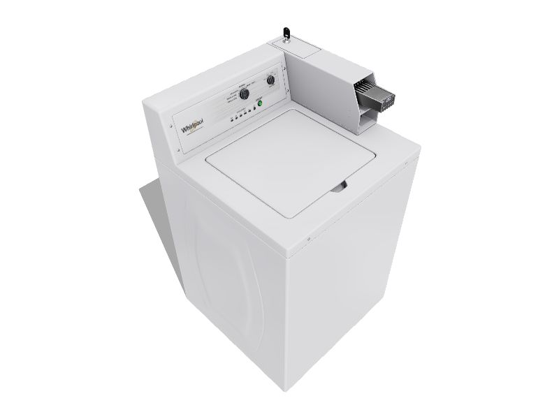 Whirlpool 2.9cu ft CoinOperated High Efficiency Top Load Commercial