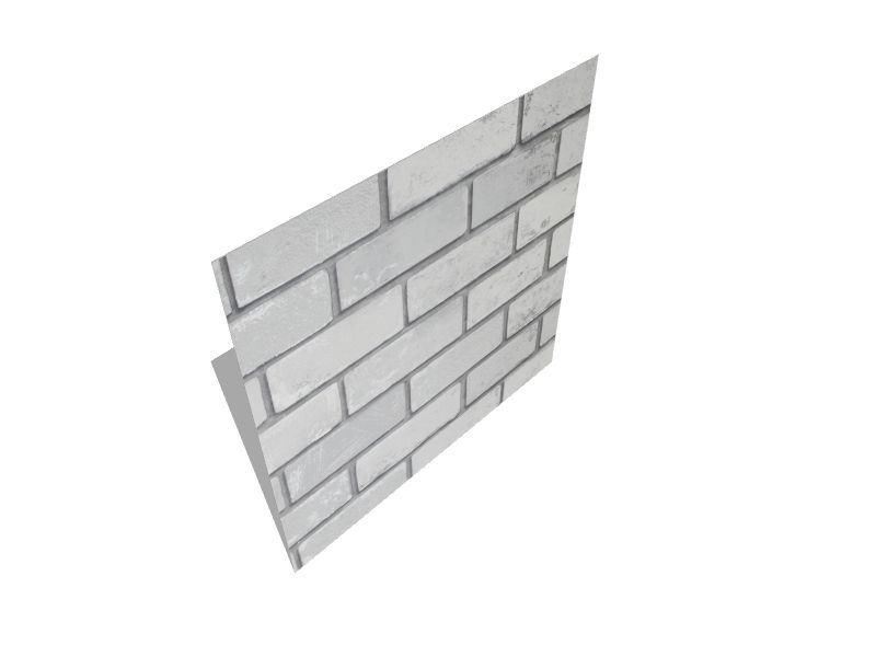 Arthouse Metallic Brick White and Silver NonWoven Peel and Stick