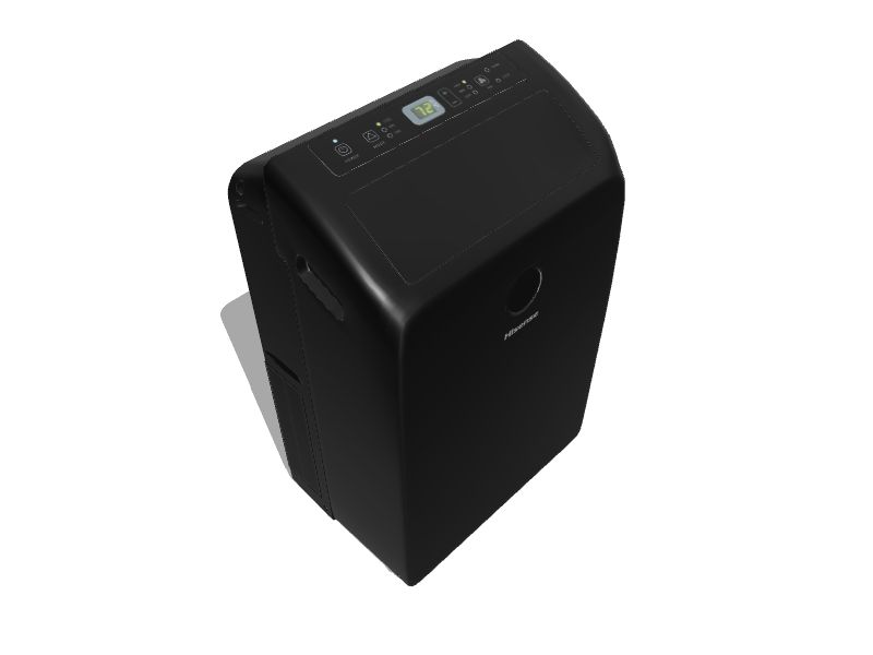 Hisense 9000BTU DOE (115Volt) Grey Vented Portable Air Conditioner