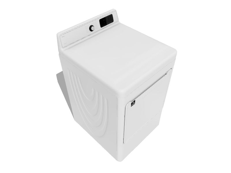 Midea 7.5cu ft Electric Dryer (White) at