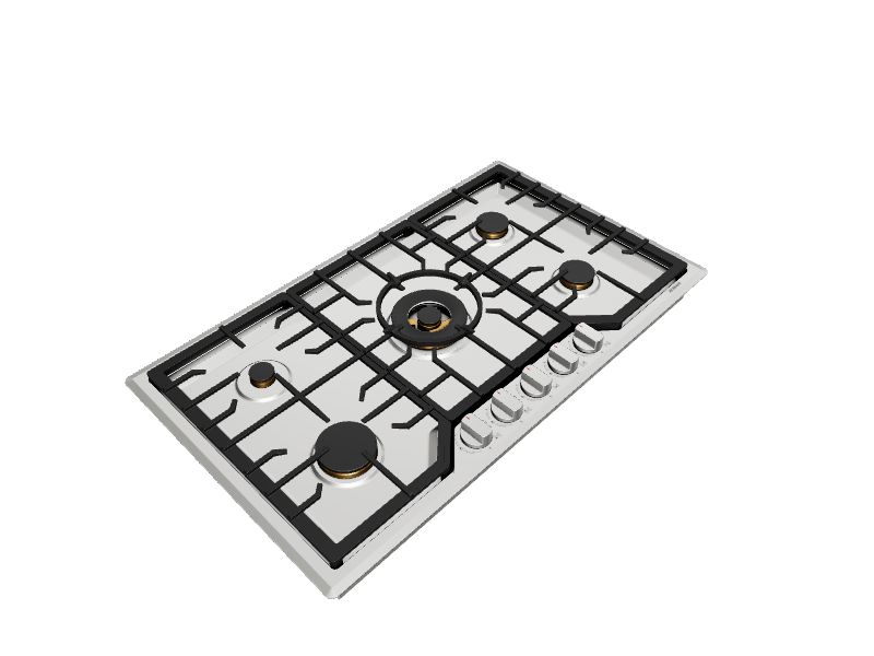 ROBAM ROBAMG515 36in 5 Burners Stainless Steel Gas Cooktop in the Gas