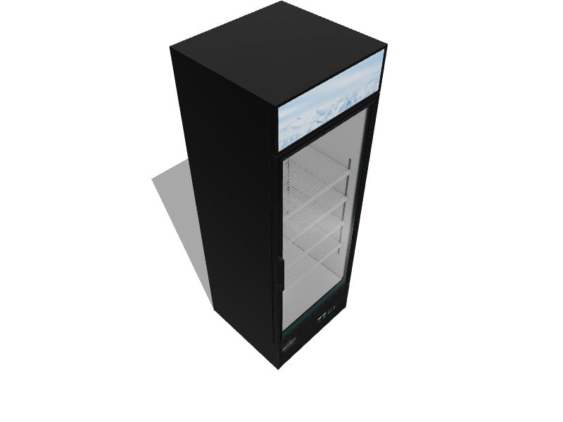 SABA 13cu ft FrostFree Commercial Freezer (Black) in the Commercial