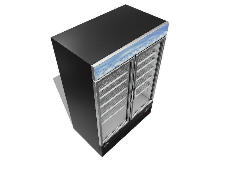 SABA 45cu ft FrostFree Commercial Freezer (Black) in the Commercial