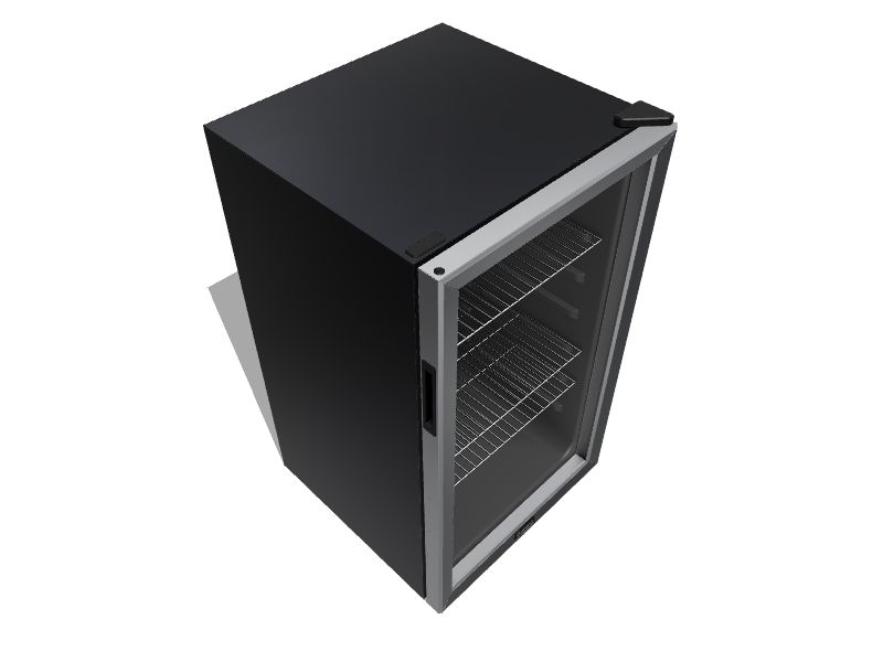 Galanz 18.89in W 130Can Capacity Commercial/ Stainless Freestanding