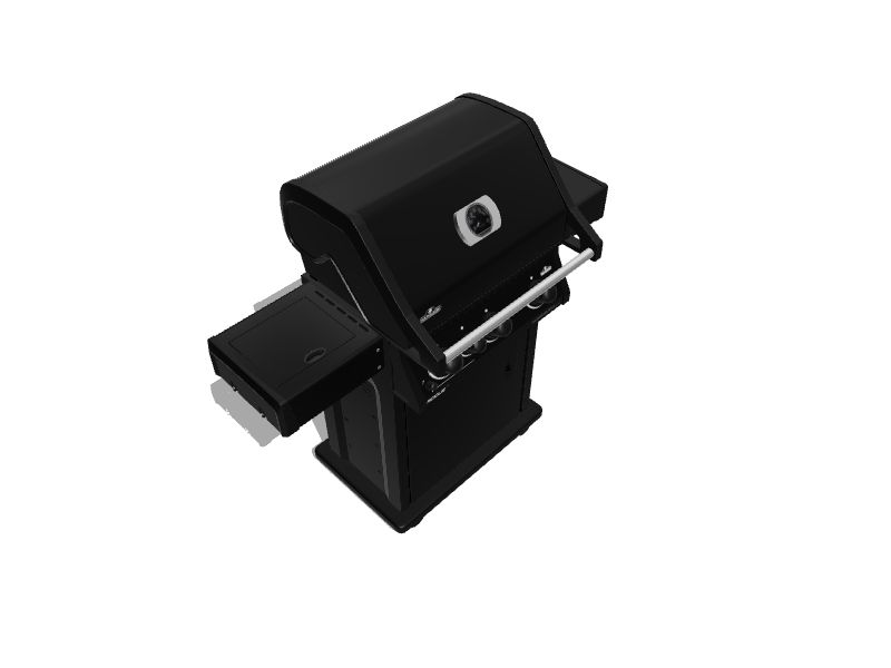 NAPOLEON Rogue XT Matte Black 3Burner Liquid Propane Gas Grill with 1 Side Burner with