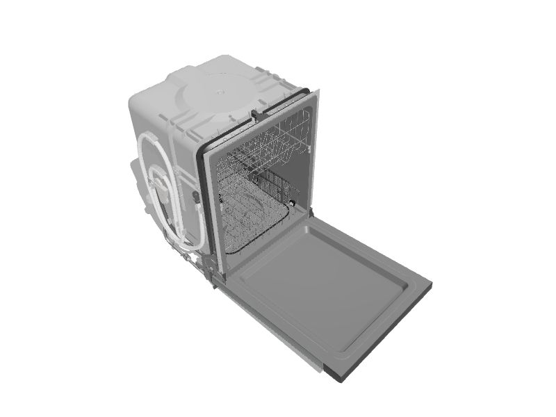 GE Dry Boost Front Control 24in BuiltIn Dishwasher (Stainless Steel