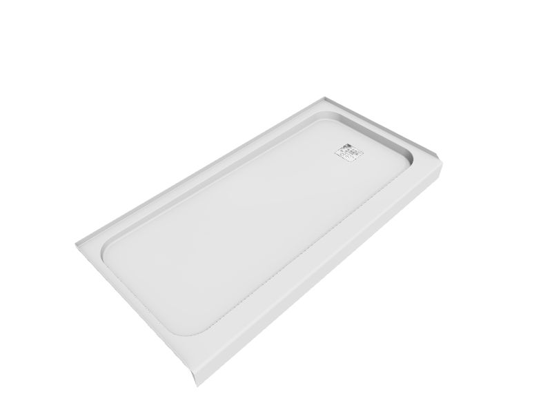 Mansfield ProFit 30in W x 60in L White Threshold Rectangle Shower