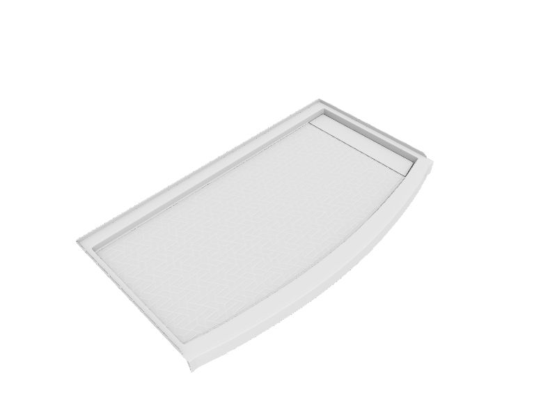 American Standard Elevate 60in W x 30in L Arctic White Single