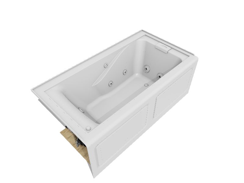 American Standard Mainstream 60in x 32in White Acrylic Alcove