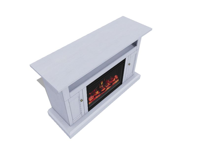 Cambridge 47.5in W Slate Blue TV Stand with Fanforced Electric