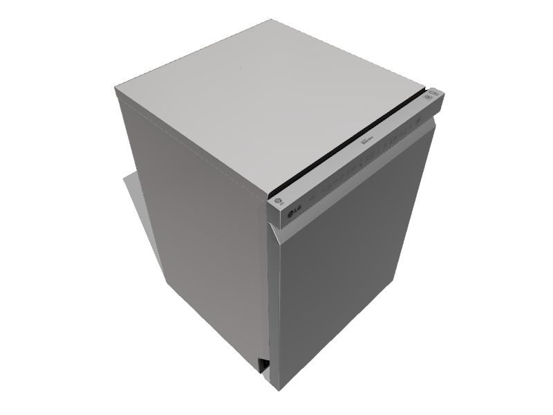 LG QuadWash Front Control 24in BuiltIn Dishwasher With Third Rack