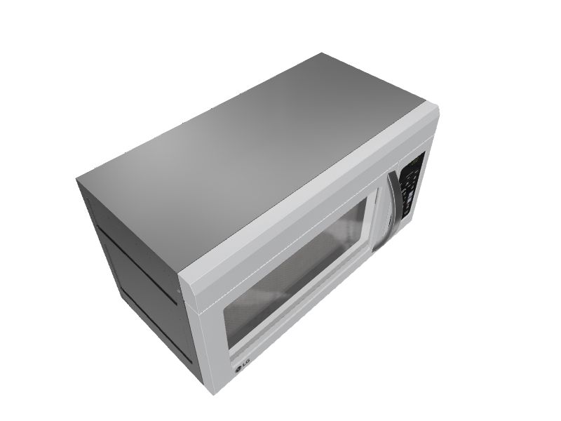 LG EasyClean 1.8cu ft 1000Watt OvertheRange Microwave with Sensor