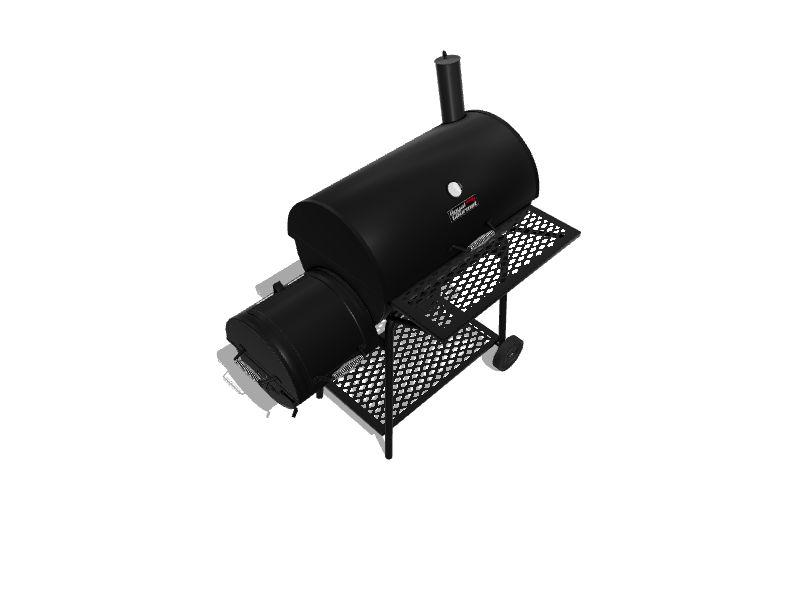 Royal Gourmet 26.7-in W Black Barrel Charcoal Grill in the Charcoal