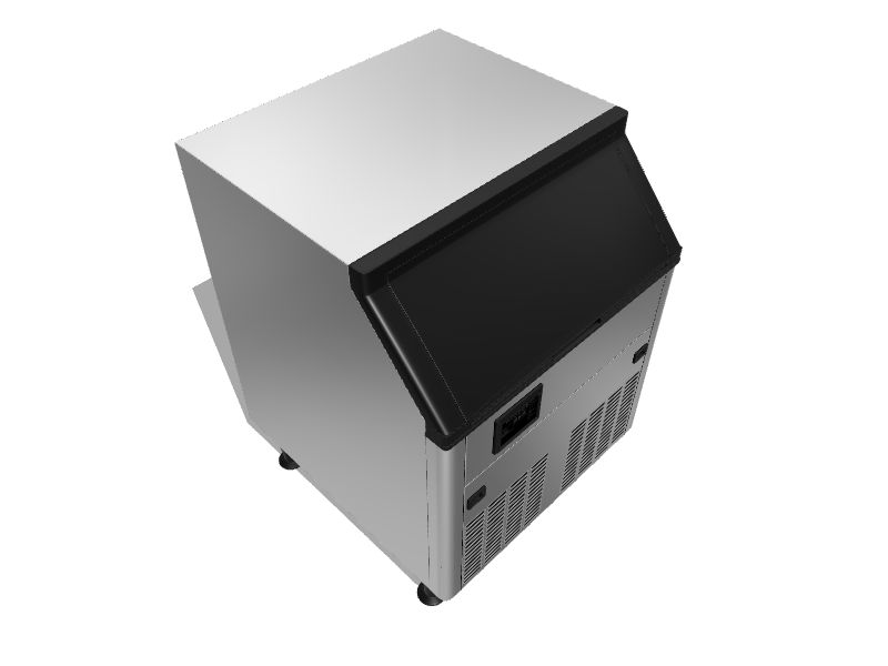 Snooker 280lb Flipup Door Freestanding/BuiltIn For Commercial Use Cubed Ice Maker (Stainless