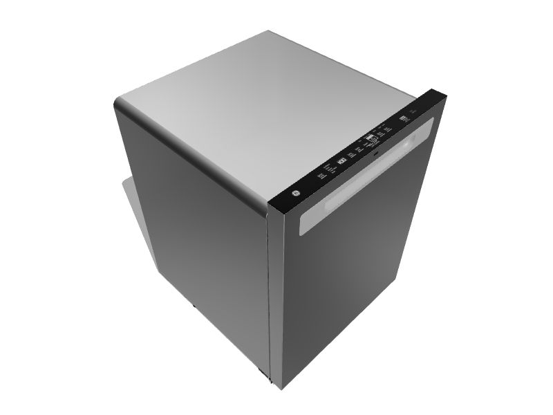 GE Dry Boost Top Control 24in BuiltIn Dishwasher With Third Rack