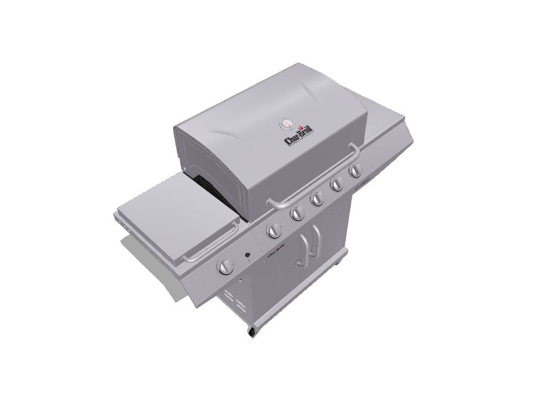 CharBroil Performance Series Silver 5Burner Liquid Propane Gas Grill