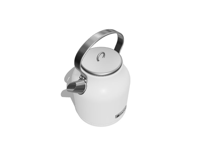 Haden Heritage Ivory White 7Cup Cordless Electric Kettle in the Water