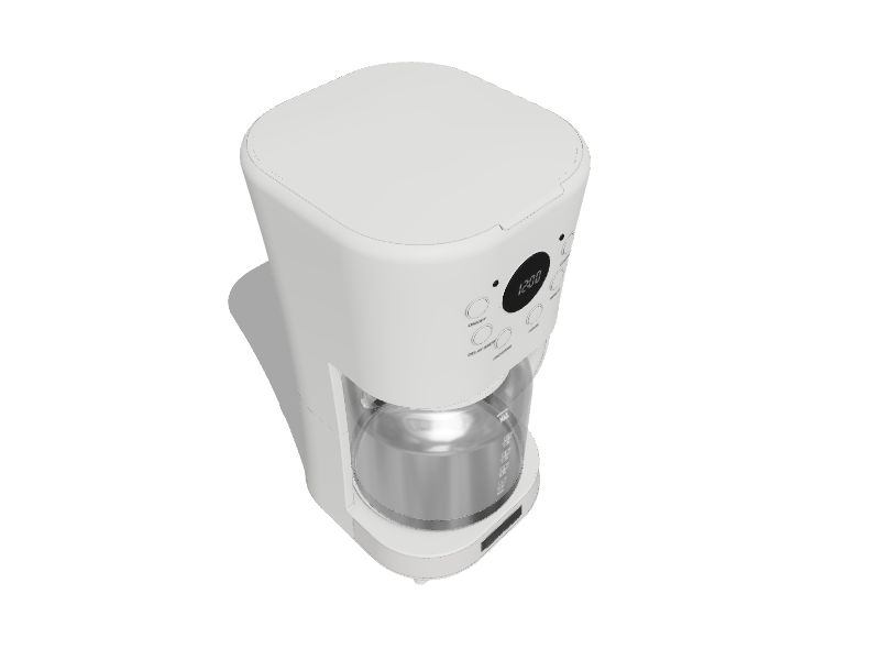 Haden Heritage 12Cup Ivory White Residential Drip Coffee Maker in the