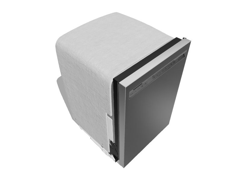 KitchenAid Front Control 24in BuiltIn Dishwasher (Stainless Steel