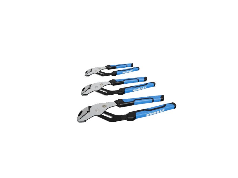 Kobalt 3pc groove joint pliers 10in Home Repair Tongue and Groove