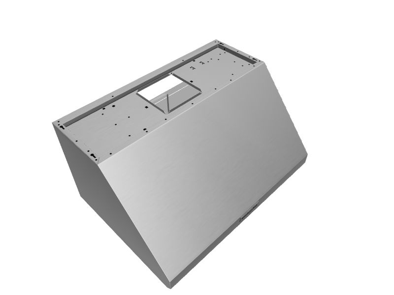 KitchenAid 36in 1170CFM Ducted Stainless Steel WallMounted Range