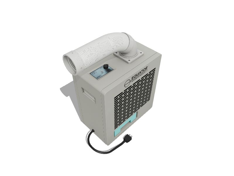 Equator Advanced Appliances 7000BTU DOE 110Volt Silver Portable Air