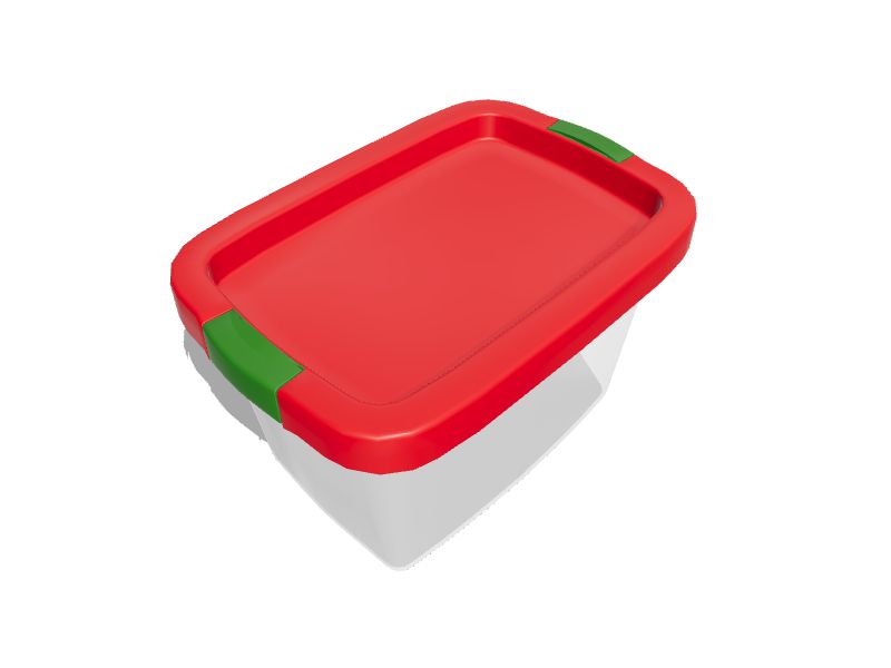 Holiday Living Medium 4.75Gallons (19Quart) Clear Heavy Duty Tote