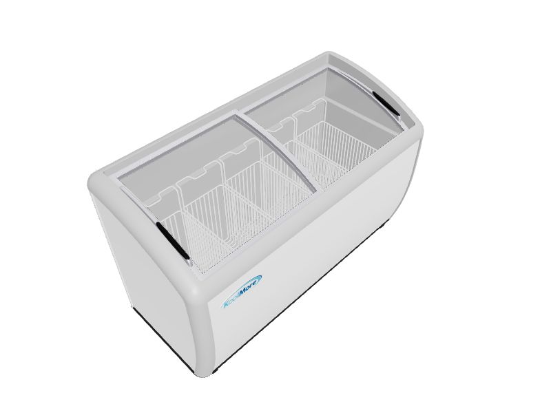 KoolMore 12cu ft Manual Commercial Freezer (White) in the Commercial