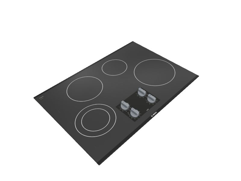 Bosch 500 Series 30in 4 Elements Smooth Surface (Radiant) Black