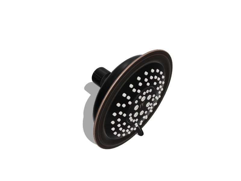 Pfister Universal Trim Tuscan Bronze 6.1562in Round Fixed Shower Head