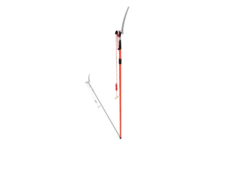 Corona 14ft Fiberglass Compound Bypass Pole Pruner in the Pole Pruners department at