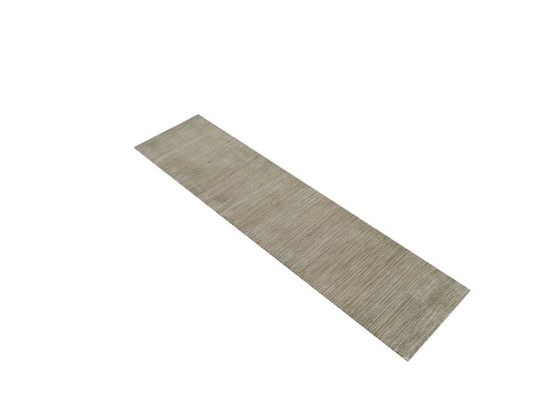 allen + roth 2 x 8 Wool Oatmeal Indoor Solid Runner Rug at