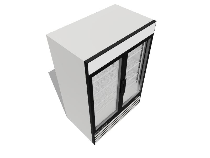 Maxx Cold 48cu ft 2Door Merchandiser Commercial Refrigerator (White