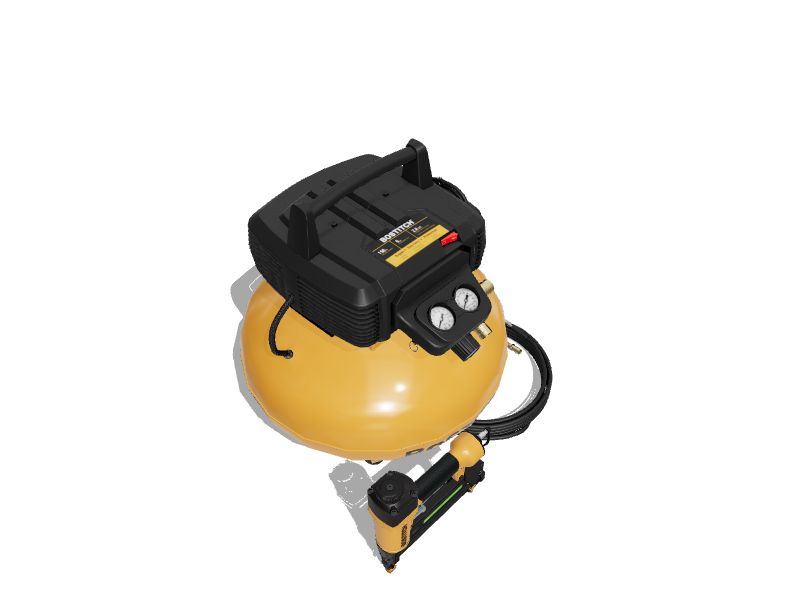 Bostitch 6-Gallons Portable 150 PSI Pancake Air Compressor in the Air