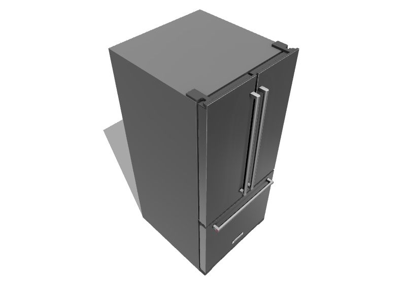 KitchenAid 19.7cu ft French Door Refrigerator with Ice Maker