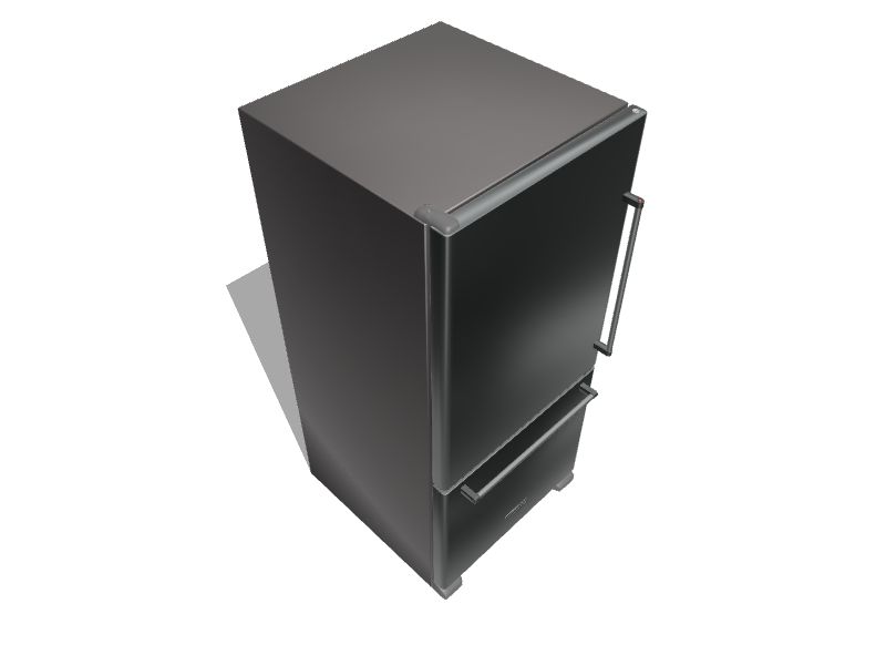 KitchenAid 18.67cu ft BottomFreezer Refrigerator (Stainless Steel