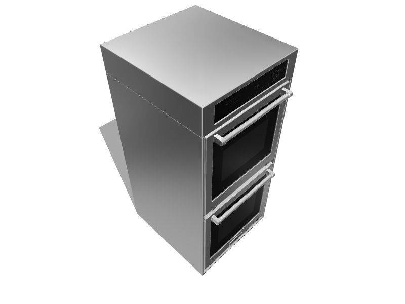 KitchenAid 24in Selfcleaning Singlefan Double Electric Wall Oven (Stainless Steel) at