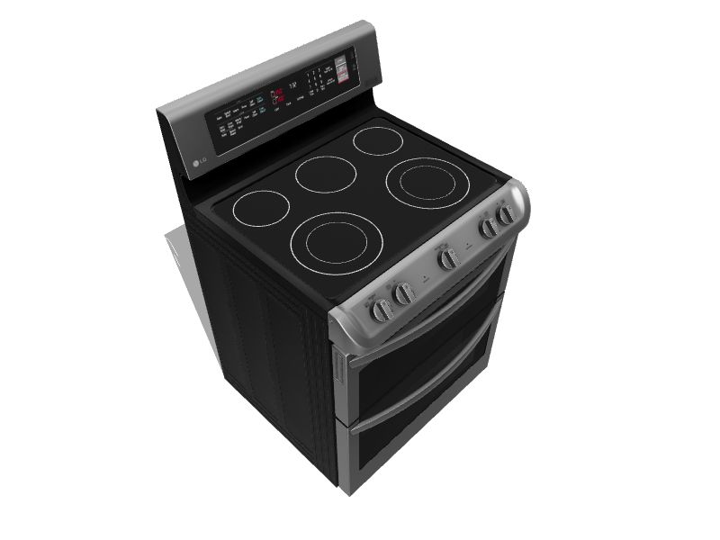 LG ProBake 30in Smooth Surface 5 Elements 4.3cu ft / 3cu ft Self