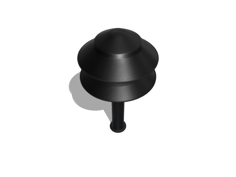 Portfolio 38-Lumen 4-Watt Black Low Voltage Outdoor Path Light (2700 K