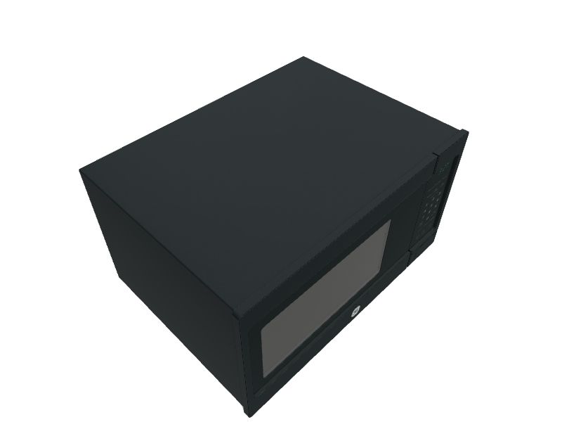 GE Spacemaker 0.7cu ft 700Watt Countertop Microwave (Black) in the