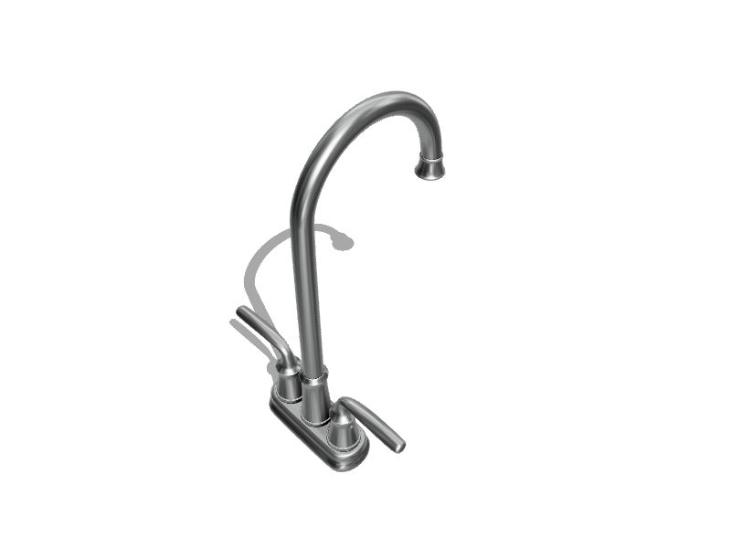 Delta Lorain Chrome Double Handle Bar and Prep Kitchen Faucet in the