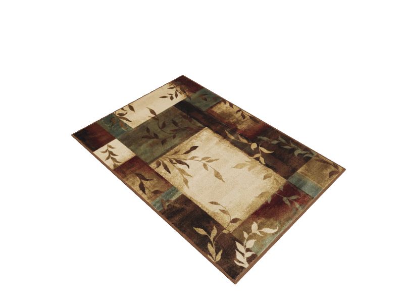 Oriental Weavers of America 5 x 8 Multicolor Indoor Geometric Farmhouse/Cottage Area Rug at