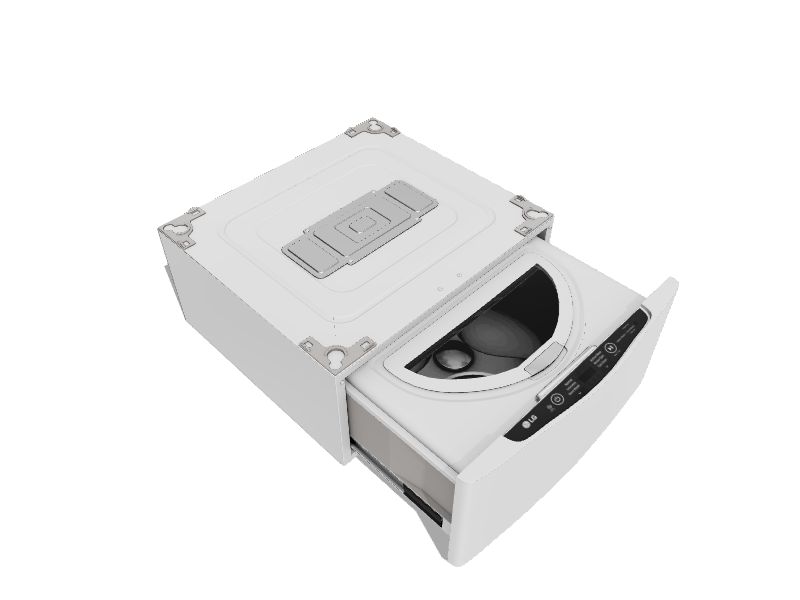 LG Sidekick 1cu ft 27in White Pedestal Washer in the Pedestal Washers department at