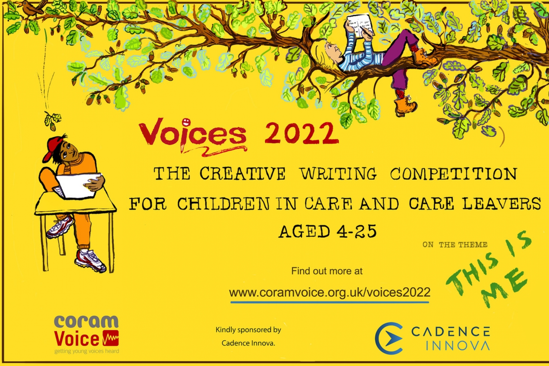 Coram Voices launches Voices, the creative writing comp for children in