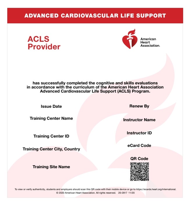 Simulation on ACLS