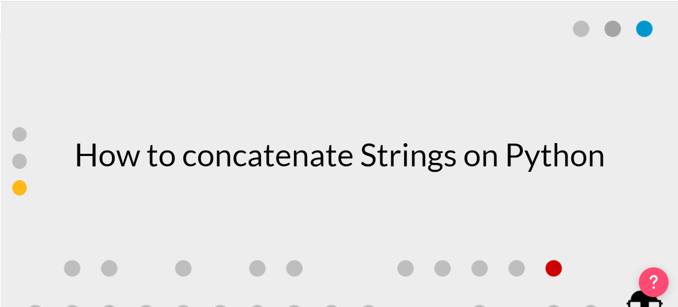 How to concatenate Strings on Python