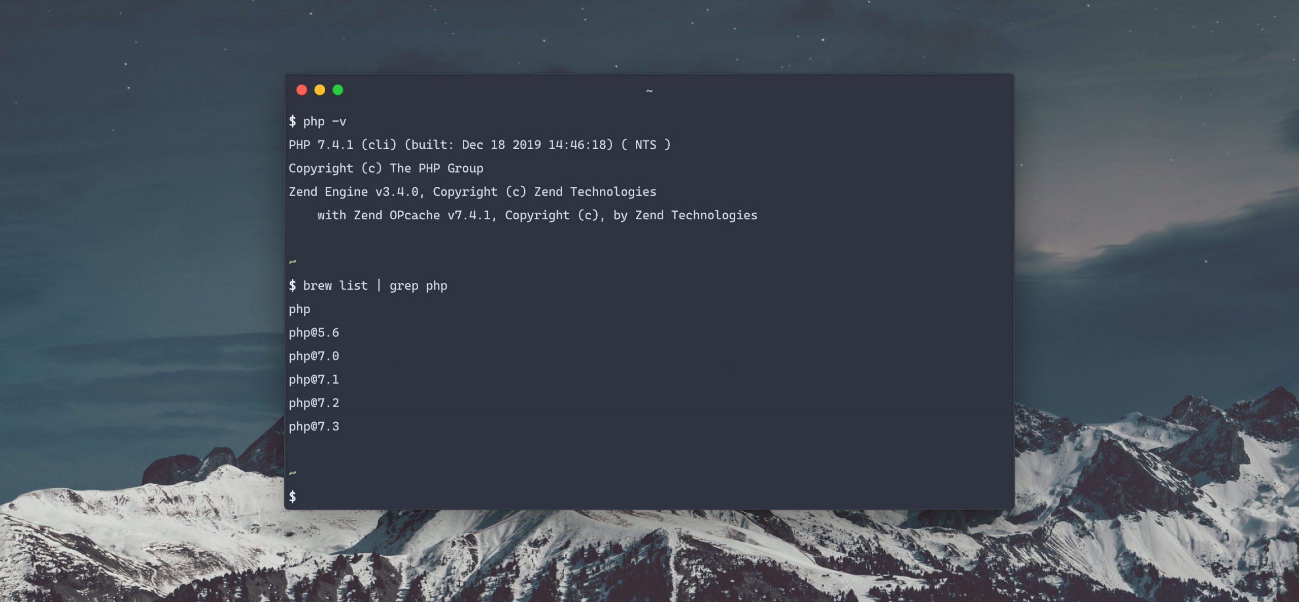 Switching between multiple PHP versions on macOS Mark Hesketh